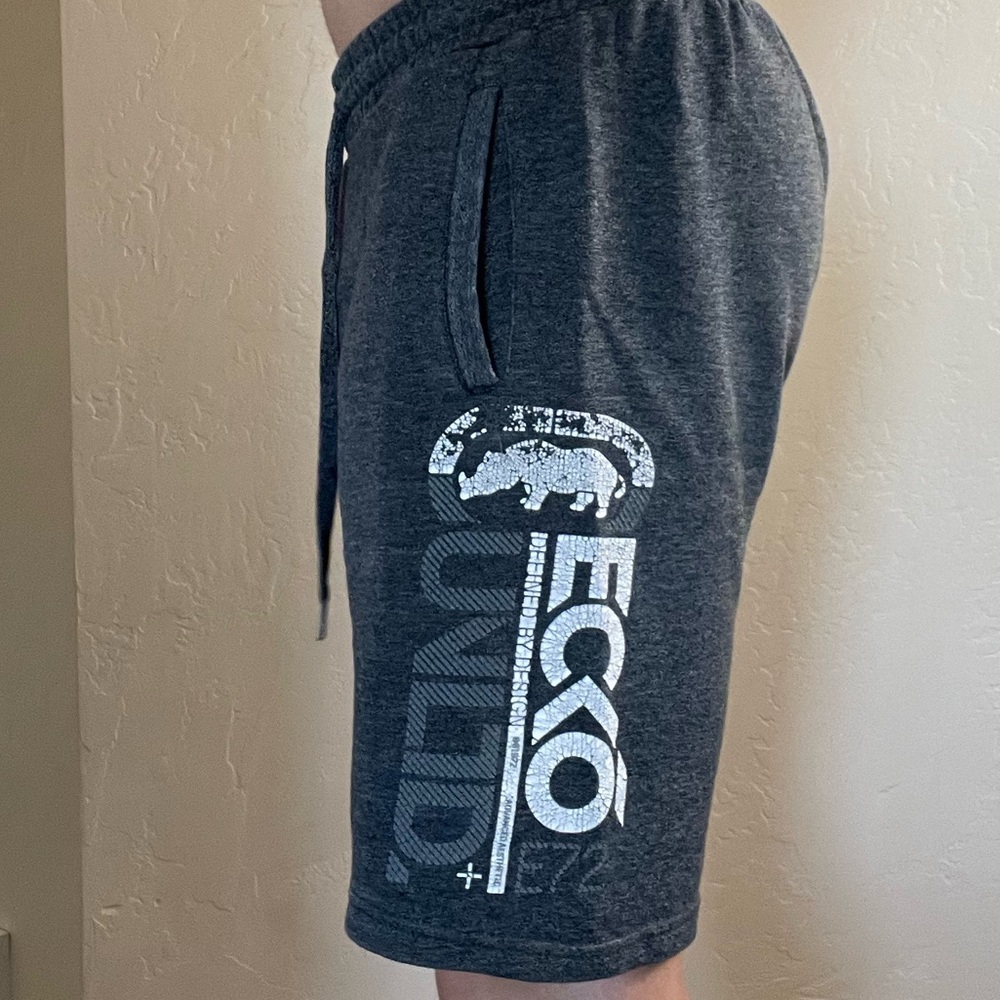 Ecko Unlimited Gray Fleece Shorts